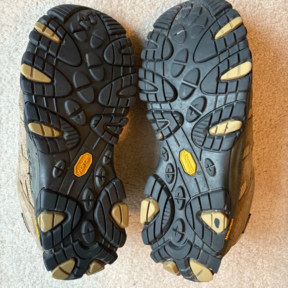 Merrell Moab Men's Waterproof Hiking Shoes Size 10W Brown Tan J135537W - Picture 8 of 8